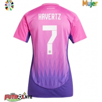 Camiseta Alemania Kai Havertz #7 Visitante Equipación para mujer Eurocopa 2024 manga corta